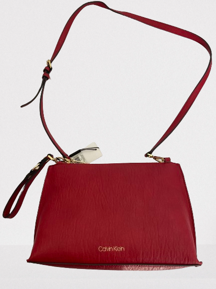 Calvin Klein Sonoma Crossbody Bag – Red