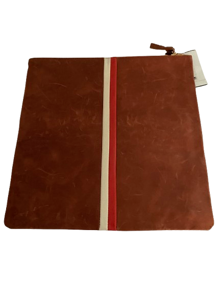 Clare V. Los Angeles Foldable Leather Mini Purse – Cognac