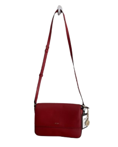 Authentic DKNY Bryant-MD Flap Crossbody – Red