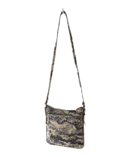 Brahmin Katie Melbourne Embossed Leather Crossbody – Stratus/Gold