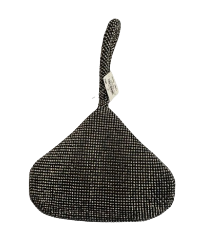 Authentic Inc International Concepts Doris Sparkle Mesh Pouch – Silver