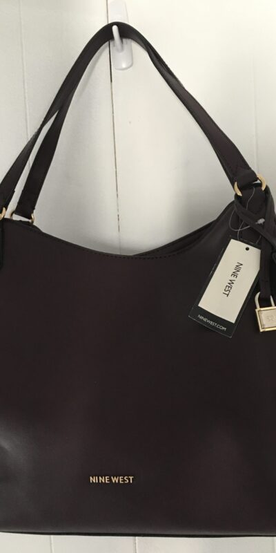 Nine West Emerson Carryall – Dark Garnet/Gold