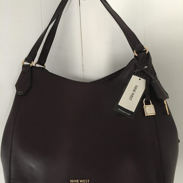 Nine West Emerson Carryall – Dark Garnet/Gold