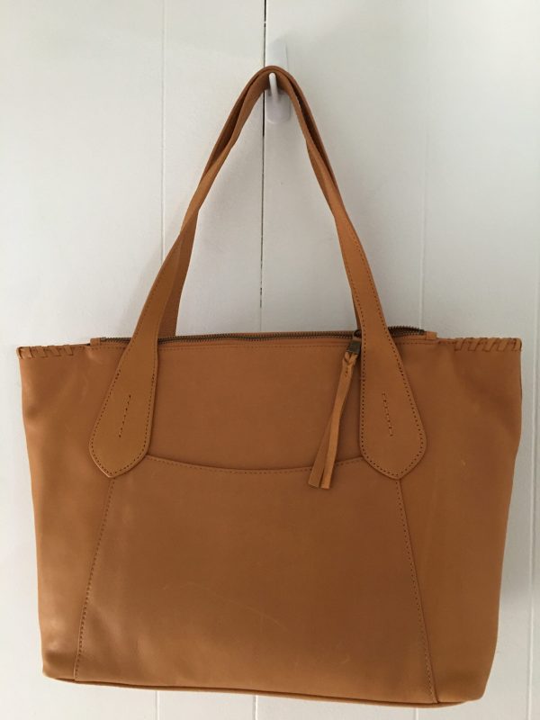 The Sak Heritage Large Shoulder Leather Tote Bag - Image 2