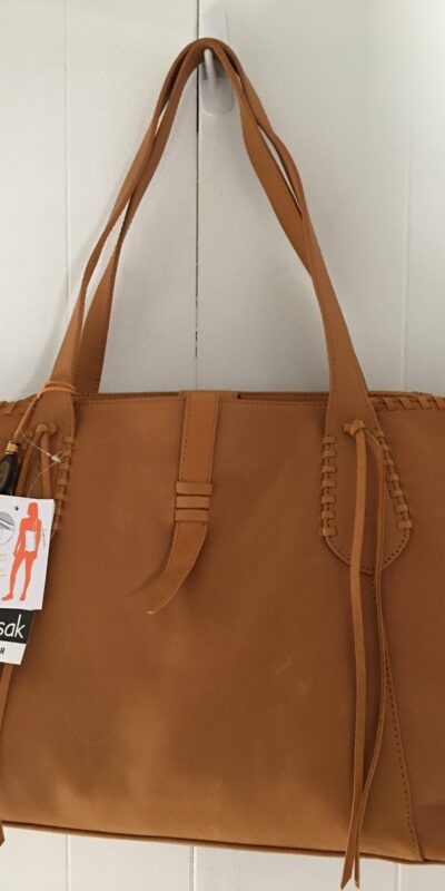 The Sak Heritage Large Shoulder Leather Tote Bag