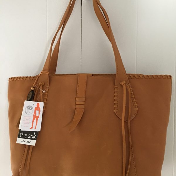 The Sak Heritage Large Shoulder Leather Tote Bag