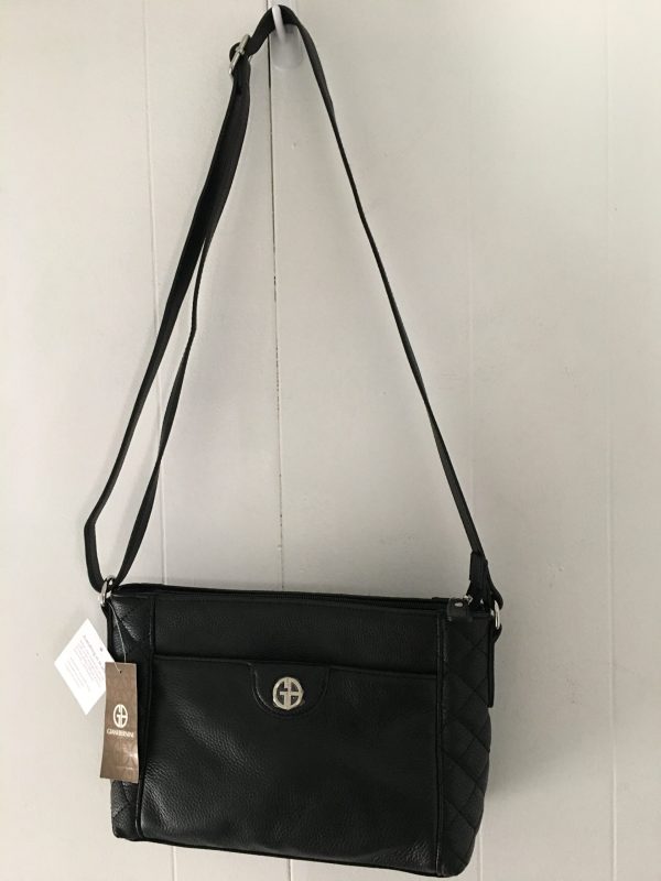 Giani Bernini Quilted Crossbody – Black