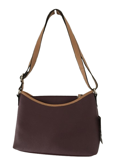 Giani Bernini Saffiano East-West Crossbody - Wine - Image 2