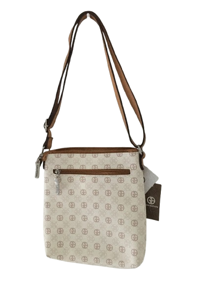 Giani Bernini Signature Rose Crossbody - Tan - Image 2