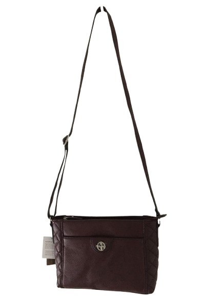 Giani Bernini Quilted Crossbody - Wine
