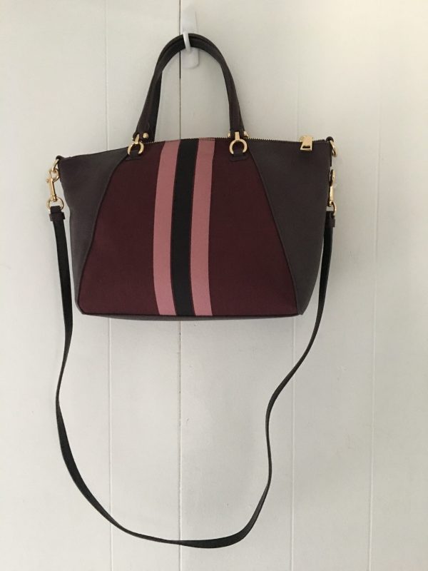 Coach Horse And Carriage Jacquard Prairie Satchel 69646 Oxblood/Gold - Image 2