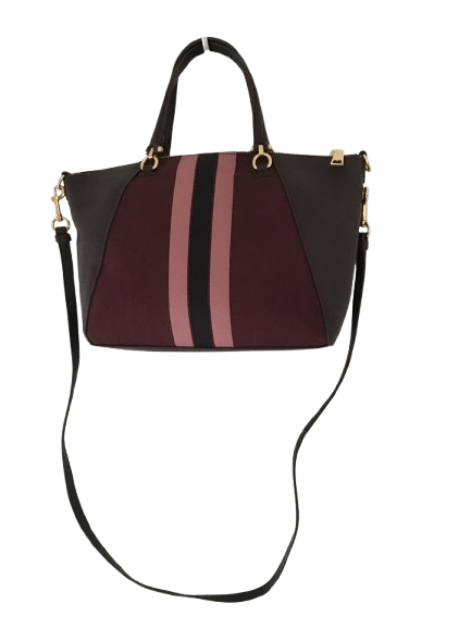 Coach Horse And Carriage Jacquard Prairie Satchel - Oxblood/Gold - Image 2
