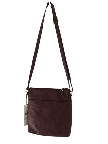 Giani Bernini Estate Wine Pebble Leather Handbag - Image 2