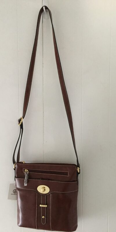 Giani Bernini Turn-Lock Glazed Crossbody