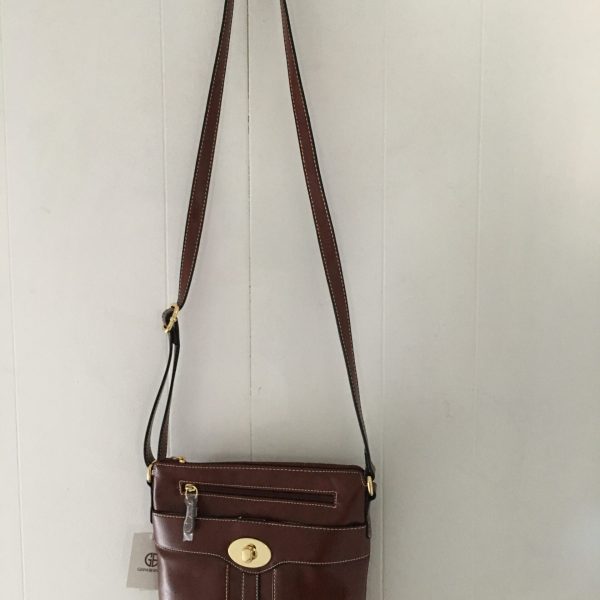 Giani Bernini Turn-Lock Glazed Crossbody