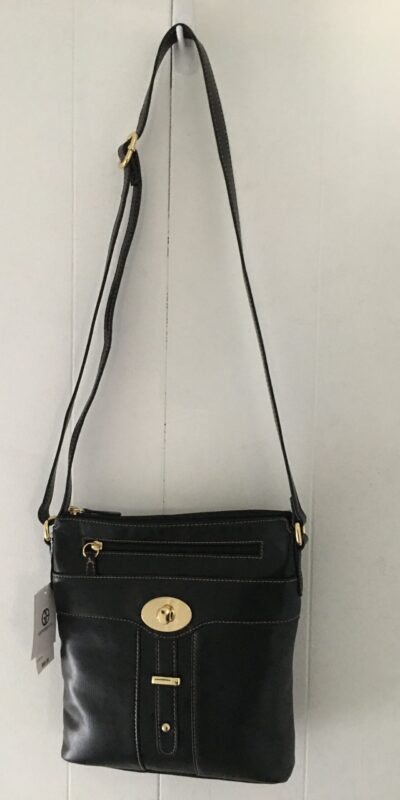 Giani Bernini Turn-Lock Glazed Crossbody