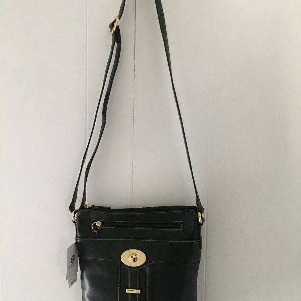 Giani Bernini Turn-Lock Glazed Crossbody