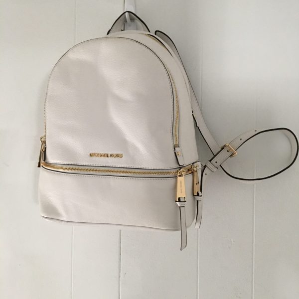 Michael Michael Kors Rhea Zip Small Backpack – White