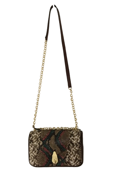 Calvin Klein Lock Python Small Crossbody Bag Purse - Image 3