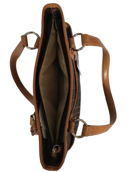 Giani Bernini Plaid Block Signature Tote - Image 4