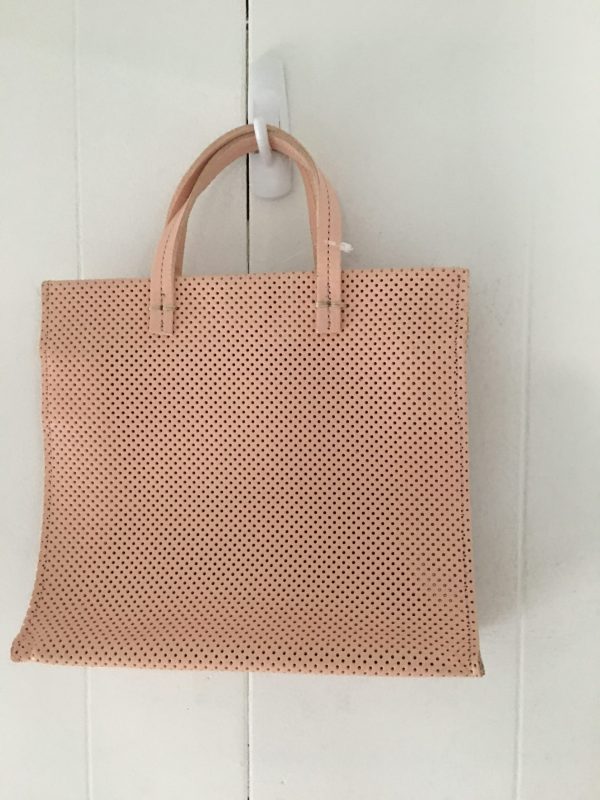 Clare V. Petite Simple Leather Tote