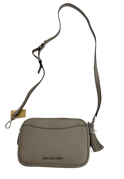 Michael Kors BLT Tasseled Crossbody Bag – Pearl Gray