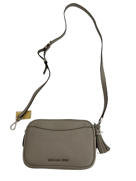 Michael Kors BLT Tasseled Crossbody Bag – Pearl Gray