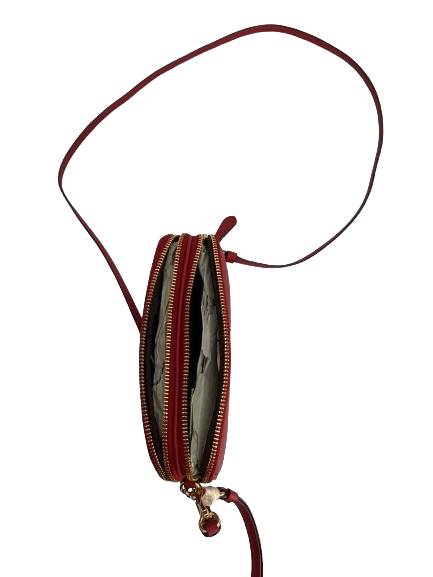 Coach New York Mini Crossbody Bag Floral Pattern – Red - Image 2