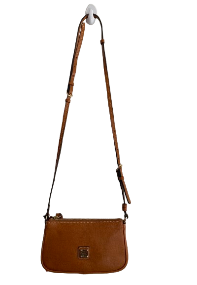 Dooney & Bourke Leather Mini Crossbody Bag - Brown