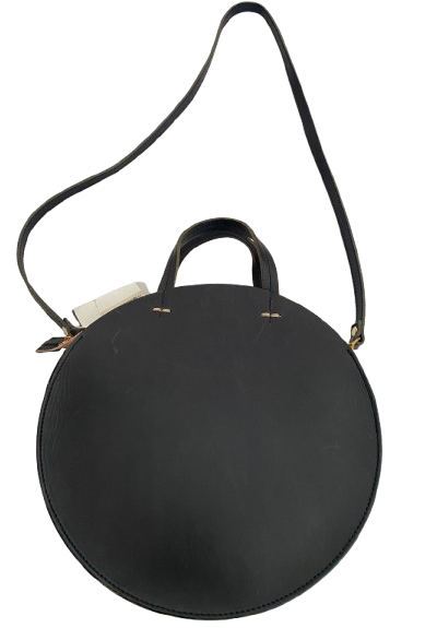 Clare V. Italian Vachetta Soft Leather Crossbody Bag – Black