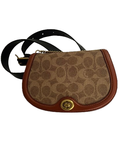 Coach New York Waist Bag Original Leather Camel Brown
