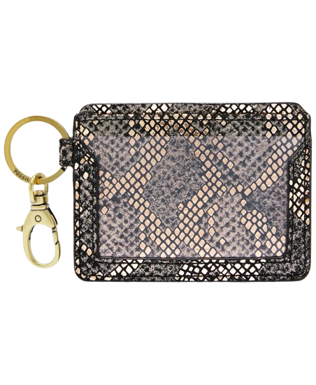Fossil Lee Card Case - Silver Metallic - Image 2