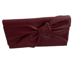 INC Women’s Bow Chain Strap Clutch Handbag Purse – Berry