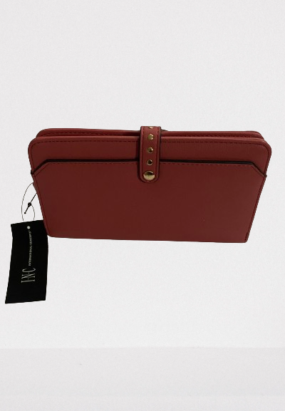 INC International Concepts Travel Wallet Faux Leather – Briar Rose