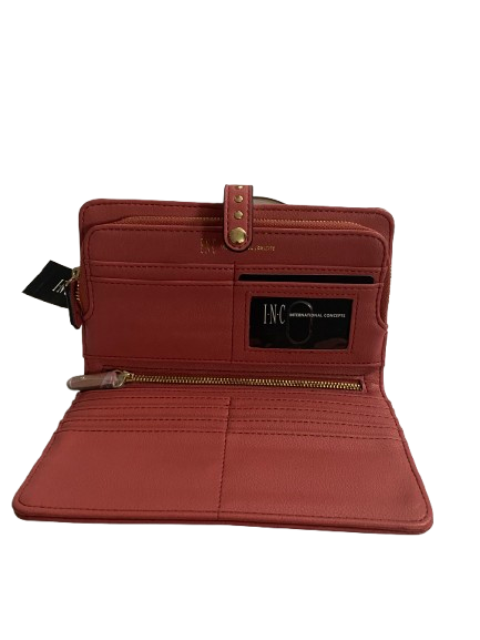 INC International Concepts Travel Wallet Faux Leather – Briar Rose - Image 2