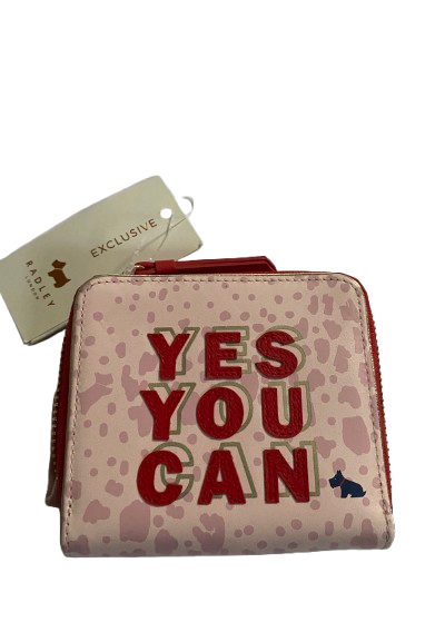 Radley London 'Yes You Can' Wallet Mini Purse - Pastel Pink
