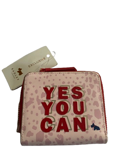 Radley London 'Yes You Can' Wallet Mini Purse - Pastel Pink