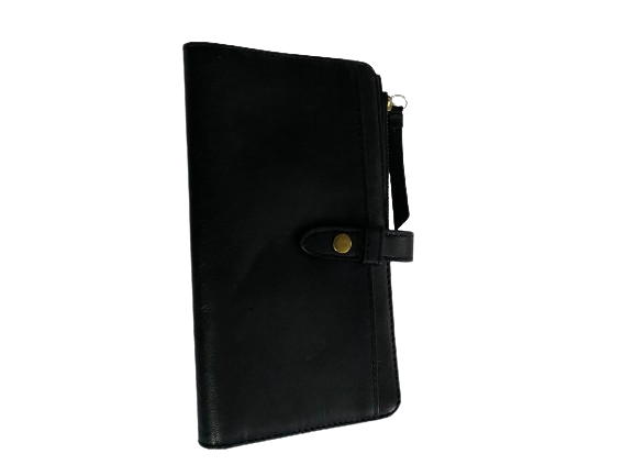 Fossil Leather Purse Wallet - Black