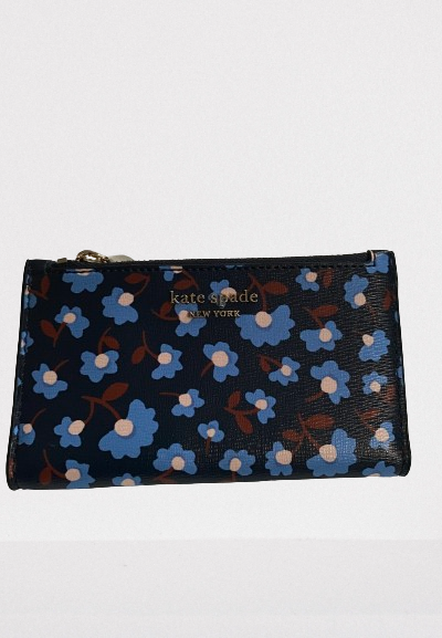 Kate Spade New York Medium Compact Bifold Wallet Spencer Party Floral – Margaux