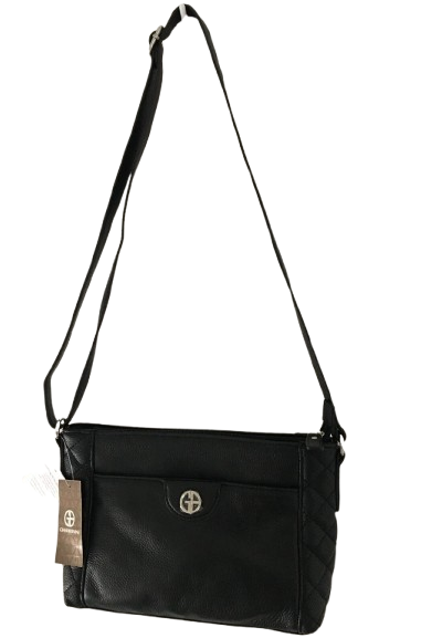 Giani Bernini Quilted Crossbody – Black