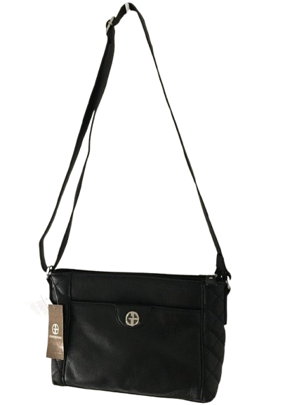 Giani Bernini Quilted Crossbody – Black