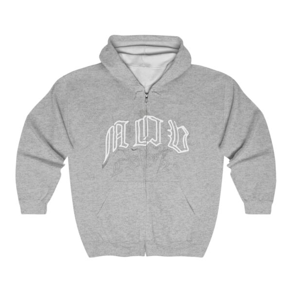 Unisex NOV4K y2k Full Zip Hooded Sweatshirt - Image 3