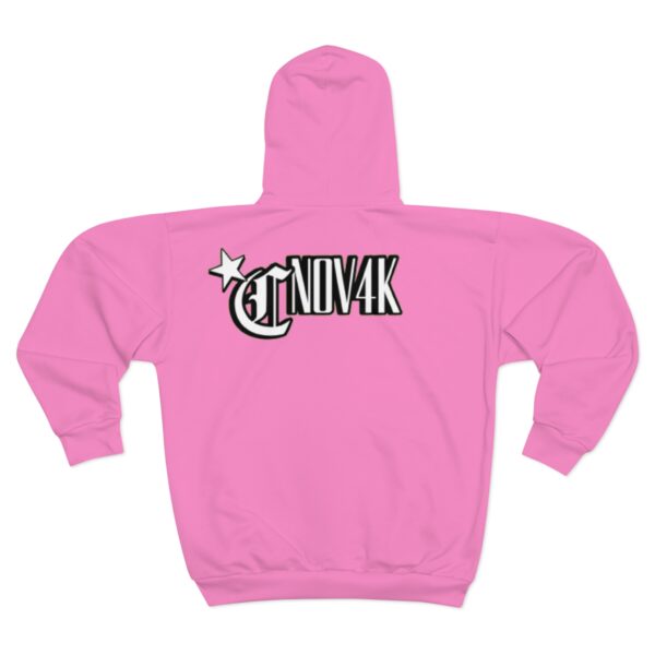 Unisex NOVAK y2k Zip Hoodie - Image 2