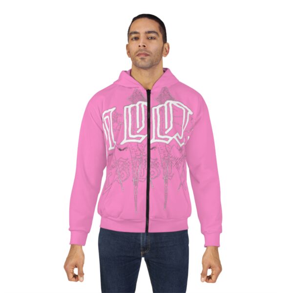 Unisex NOVAK y2k Zip Hoodie - Image 4