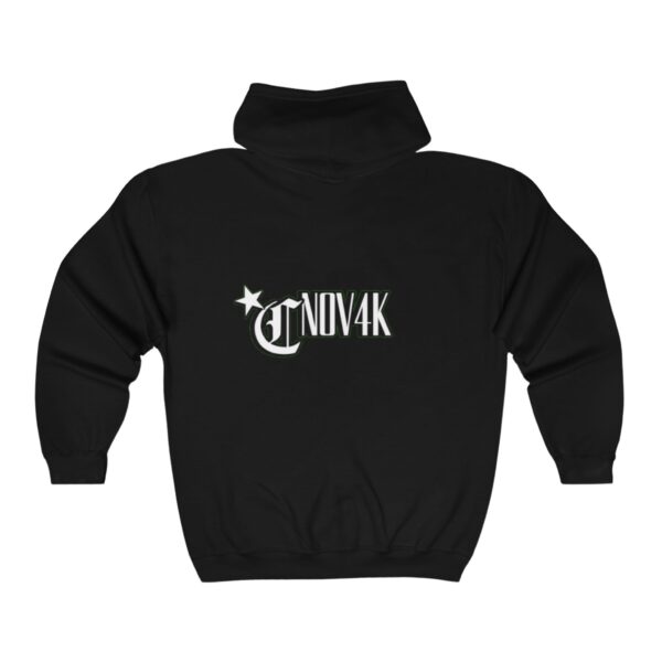 Unisex NOV4K y2k Full Zip Hooded Sweatshirt - Image 6