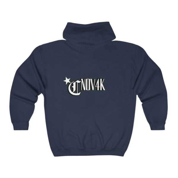 Unisex NOV4K y2k Full Zip Hooded Sweatshirt - Image 2