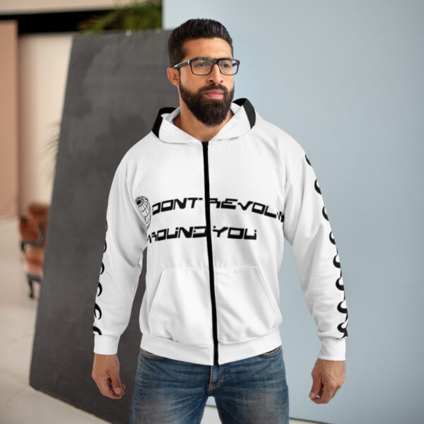 Unisex Y2K Zip Hoodie - Image 3