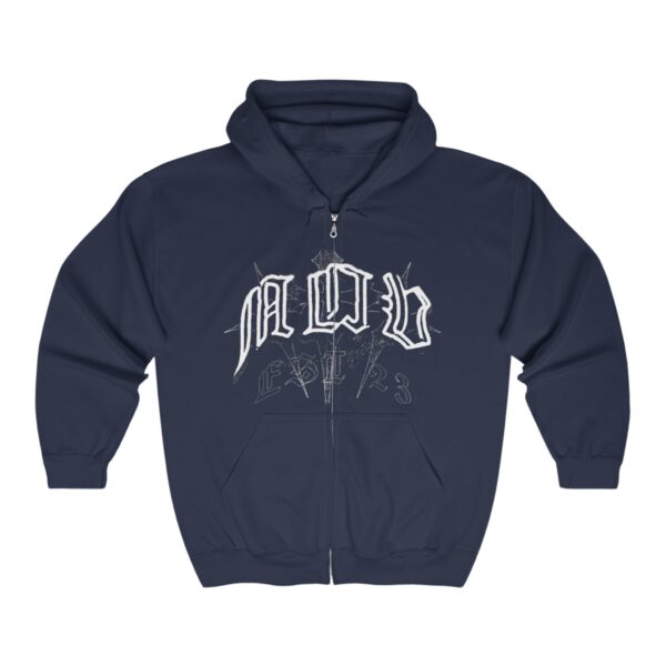 Unisex NOV4K y2k Full Zip Hooded Sweatshirt