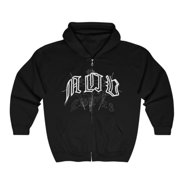Unisex NOV4K y2k Full Zip Hooded Sweatshirt - Image 5