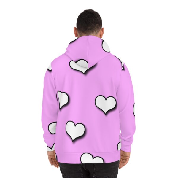 Unisex Pink Valentine Fashion Hoodie - Image 4